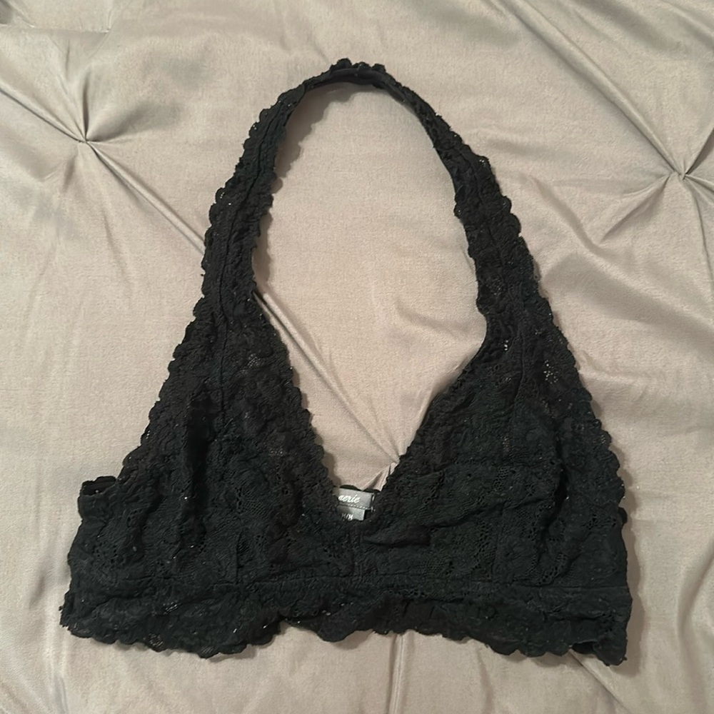 Lace halter bra Aerie size M